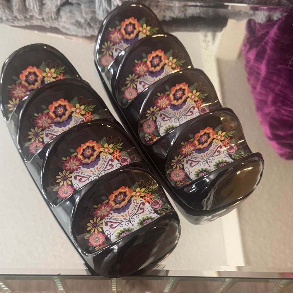 Sugar Skull Day of The Dead Taco Holders